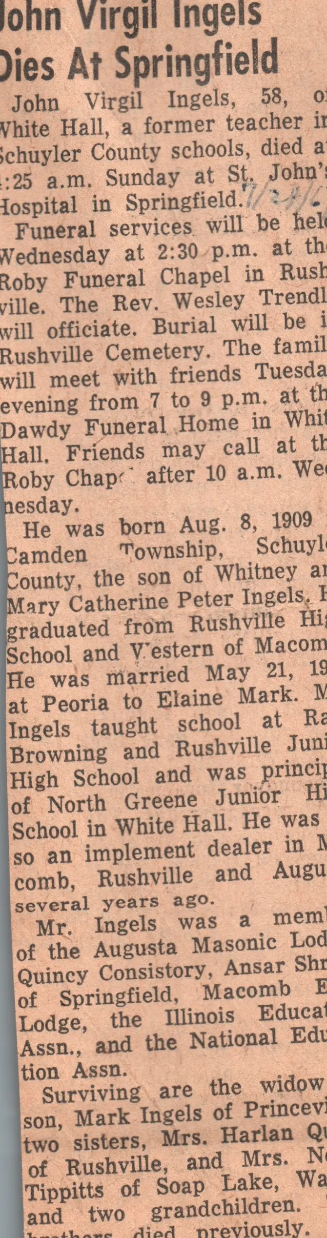 Engle Genealogy - Alice Wise 1800 Federal Census Notes Pg1