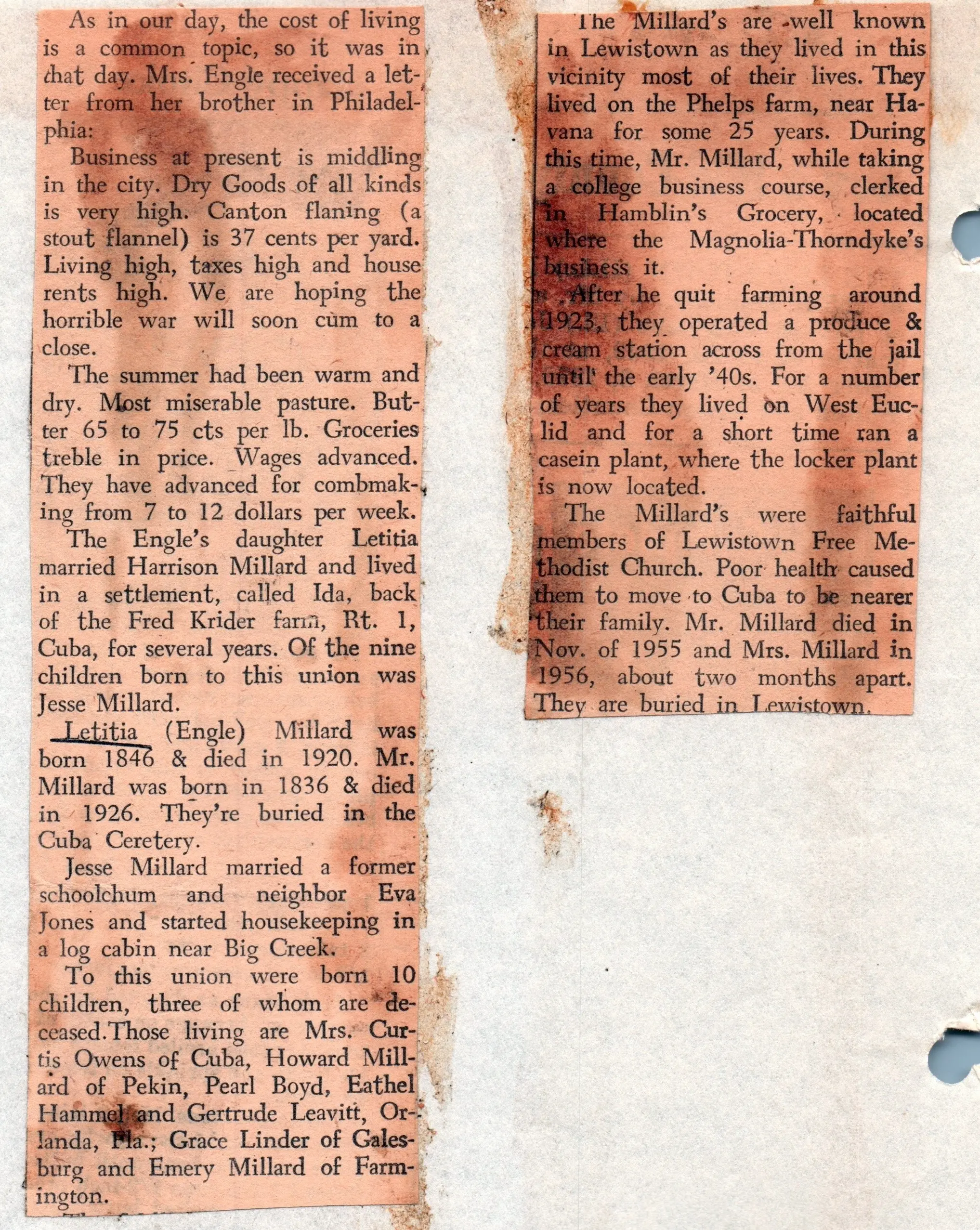 Engle Genealogy - Alice Wise 1800 Federal Census Notes Pg1