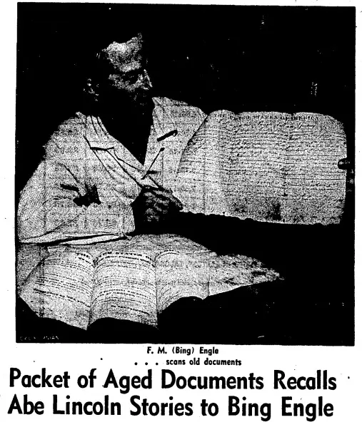 Engle Genealogy - F. M. “Bing” Engle