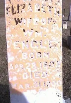 Engle Genealogy -  Elizabeth Alkire wife of Wm Engle